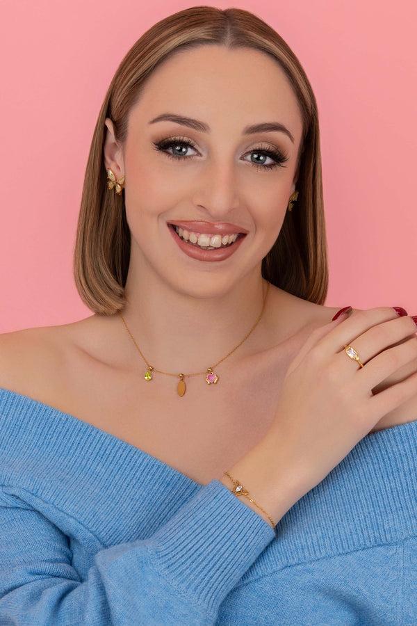 Carisma August Birthstone Toggle Charm Pendant