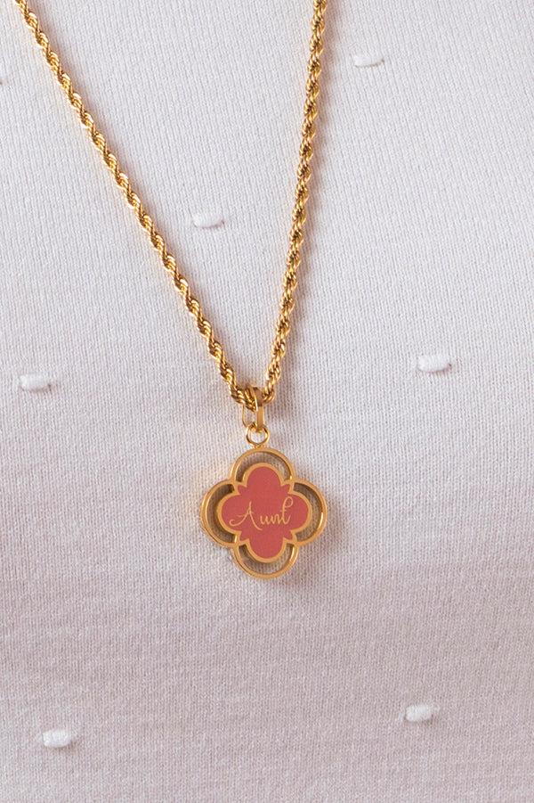 Carisma "Aunt" Pink Enamel Pendant