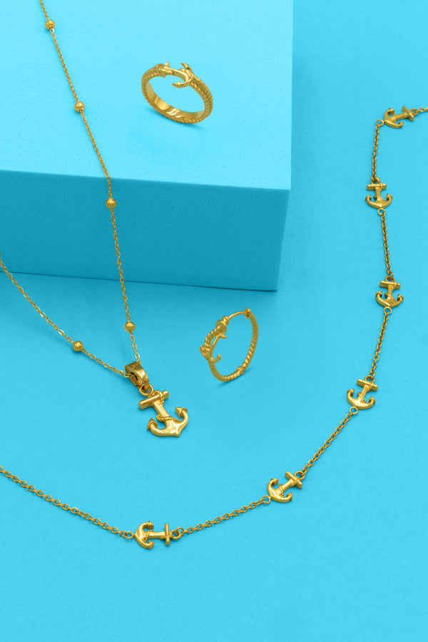 Carisma Azure Anchor Pendant