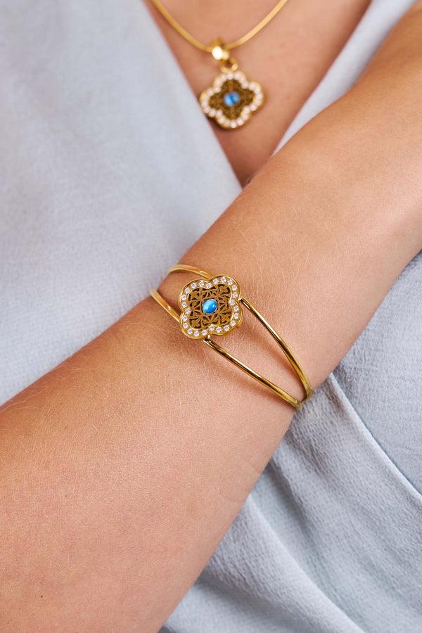 Carisma Azure Cat Eye Bangle