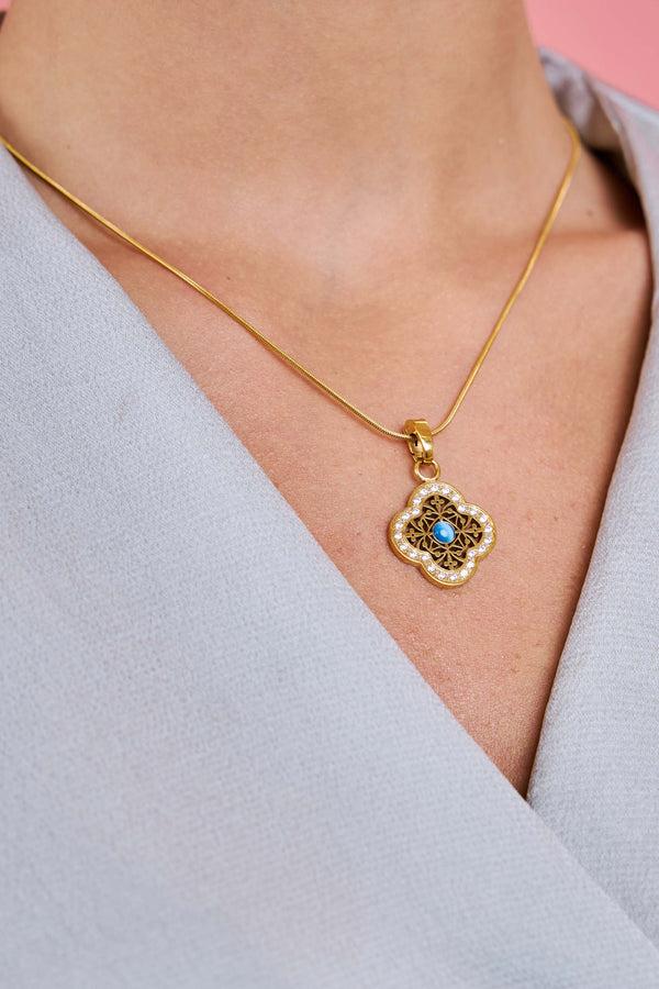 Carisma Azure Cat Eye Pendant