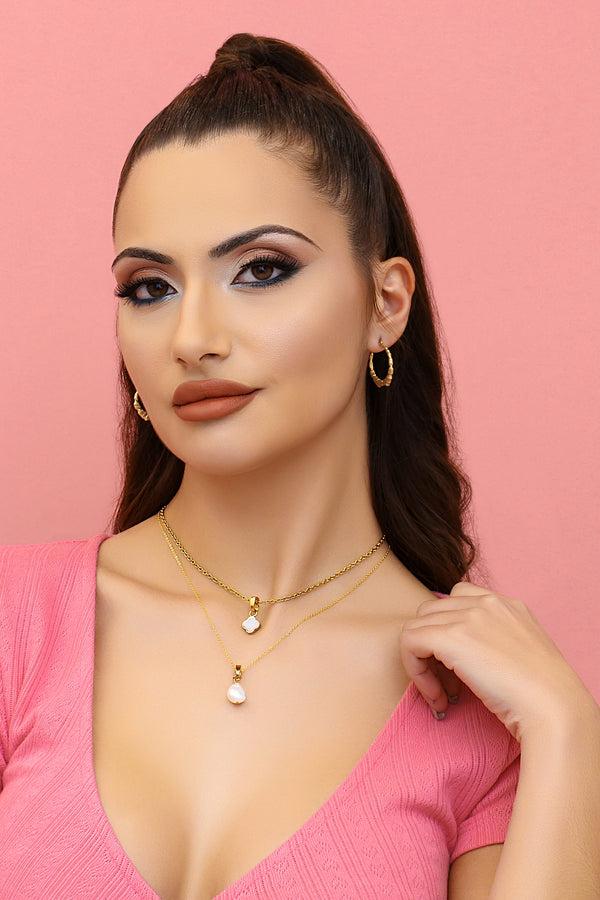 Carisma Bamboo Petite Hoop Earring Set