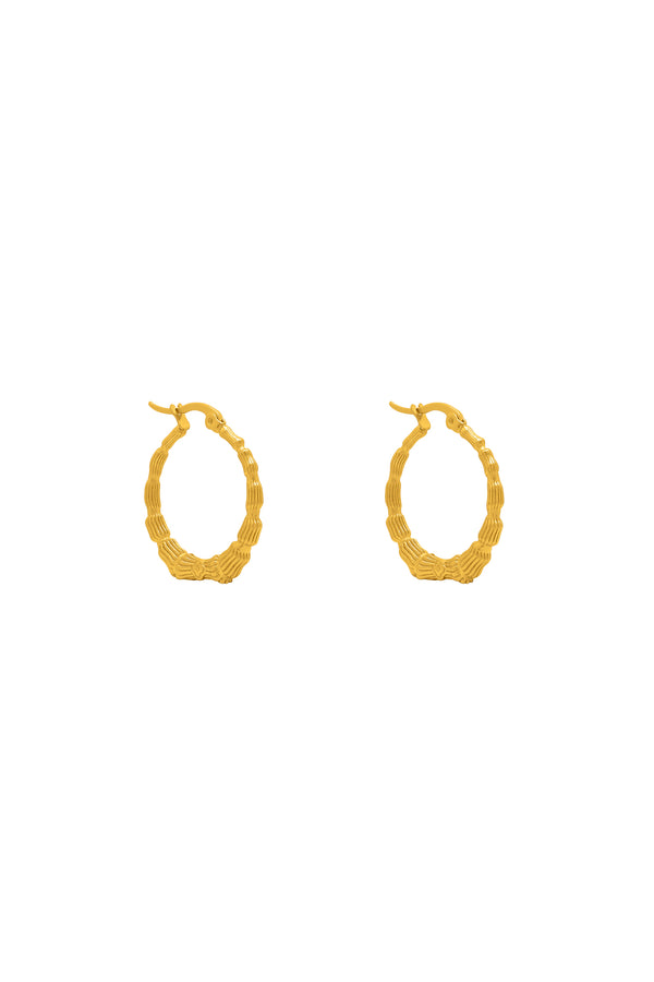 carisma Bamboo Petite Hoop Earring Set