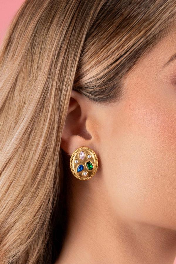 Carisma Bastion Clip-on Stud Earring Set