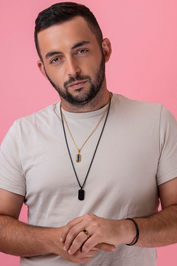 Carisma Black Carisma Tag Pendant