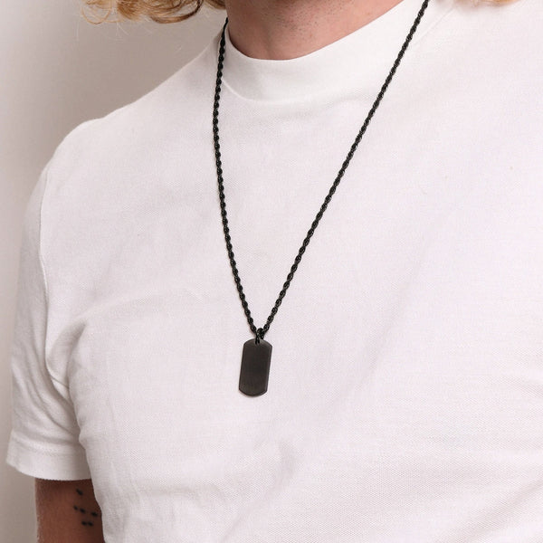 Carisma Black Carisma Tag Pendant