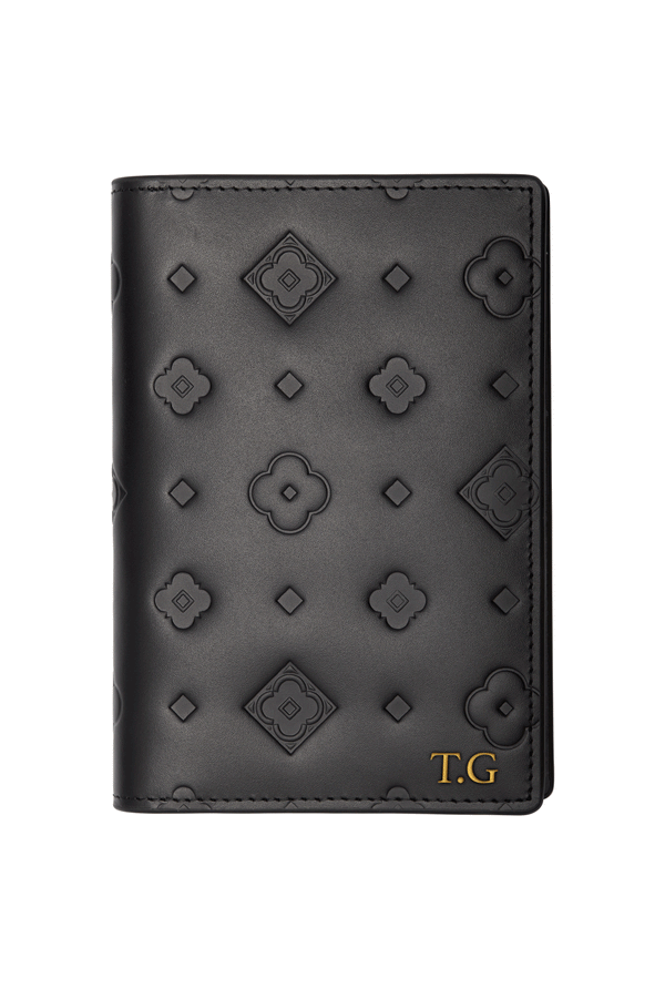 carisma Black Passport Cover & Luggage Tag