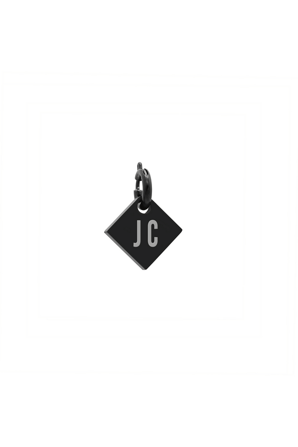 carisma Black Square Pendant