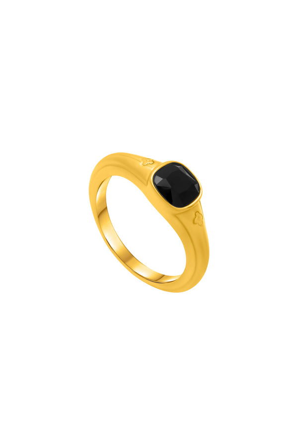 carisma Black Zirconia Accent Ring