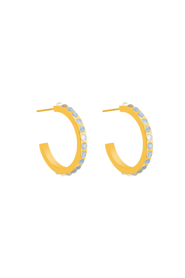 carisma Bleu Horizon Hoop Earring Set