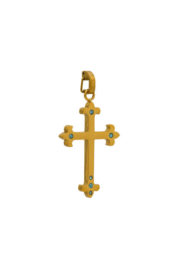 carisma Blue Crystals Carisma Cross Pendant