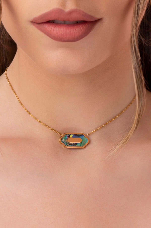Carisma Blue Lagoon Abalone Necklace
