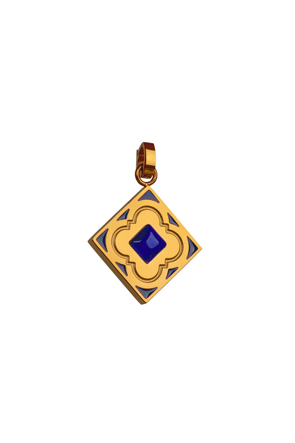 carisma Blue Stone Carisma Logo Pendant