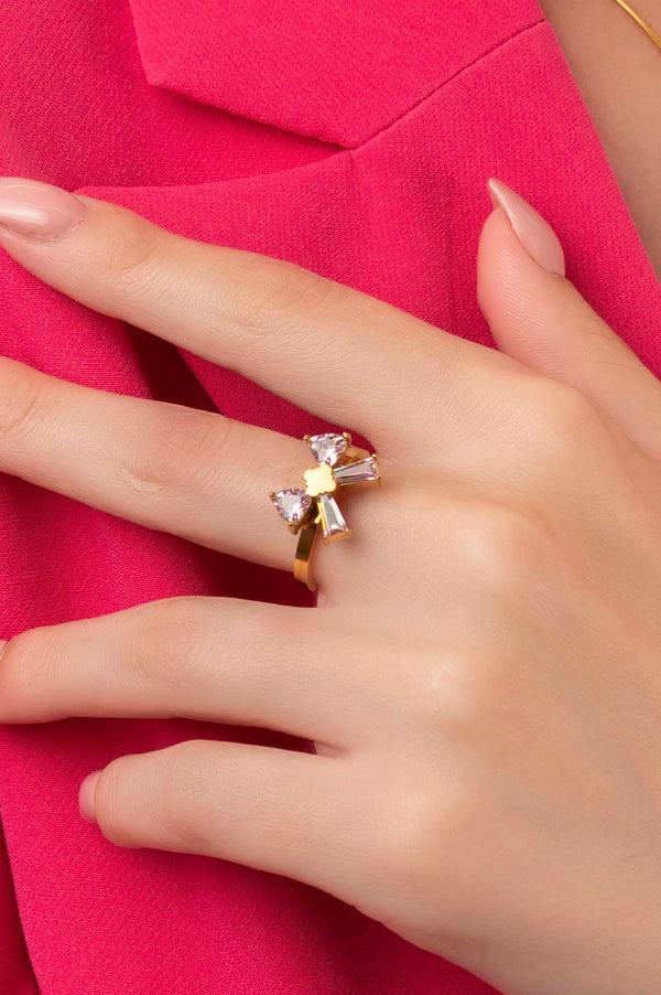 Carisma Blushing Bow Ring