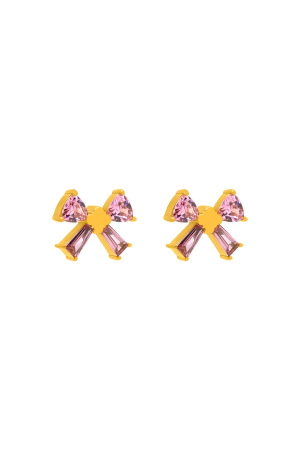carisma Blushing Bow Stud Earring Set