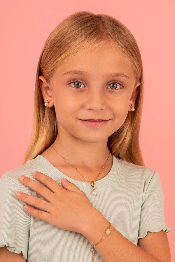 Carisma Bow Perla Necklace