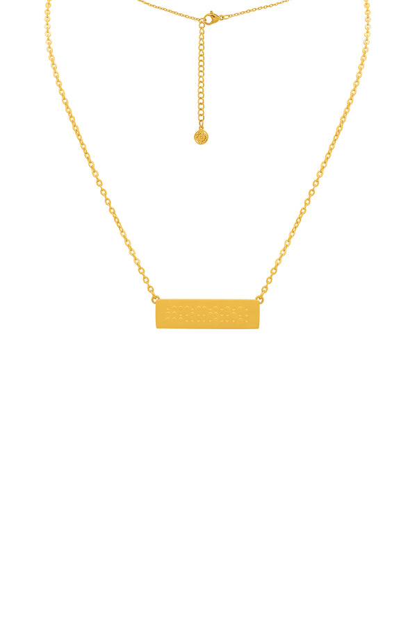 Carisma Braille Necklace