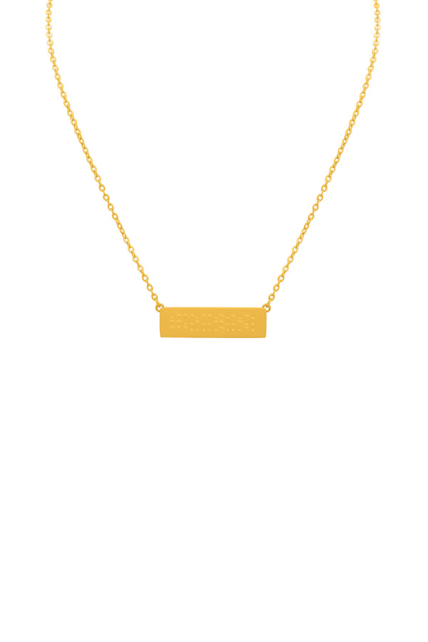 carisma Braille Necklace