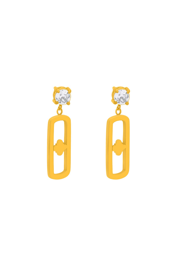 carisma Brillantina Link Drop Earring Set
