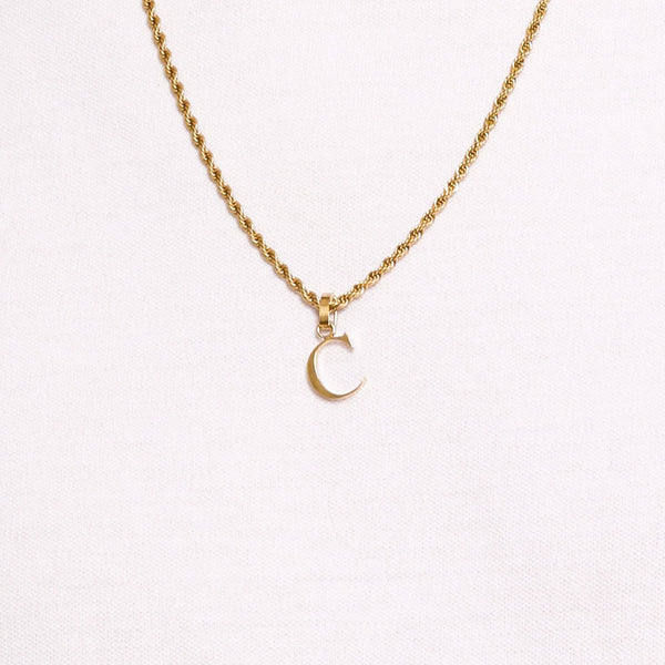 Carisma "C" Carisma Letter Pendant