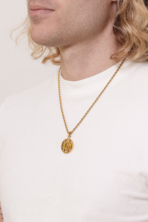 Carisma "C" Carisma Logo Letter Pendant