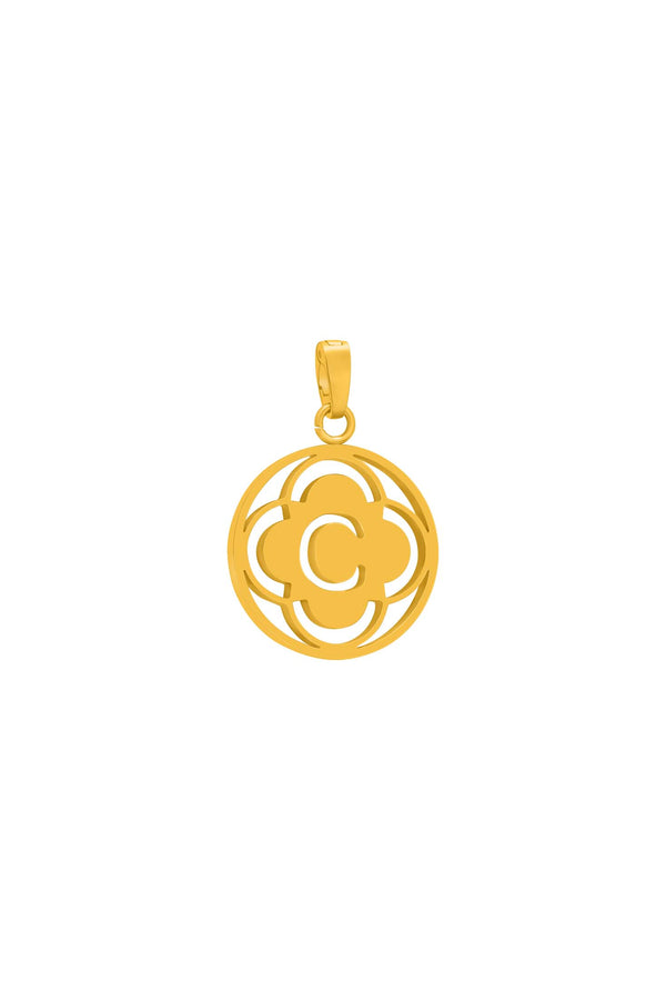 carisma "C" Carisma Logo Letter Pendant