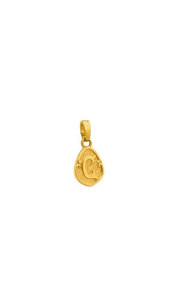 carisma "C" Tberfil Letter Pendant