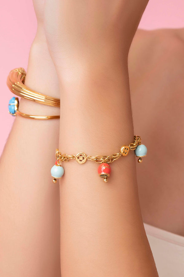 Carisma Capri Bell Fortuna Charm Bracelet