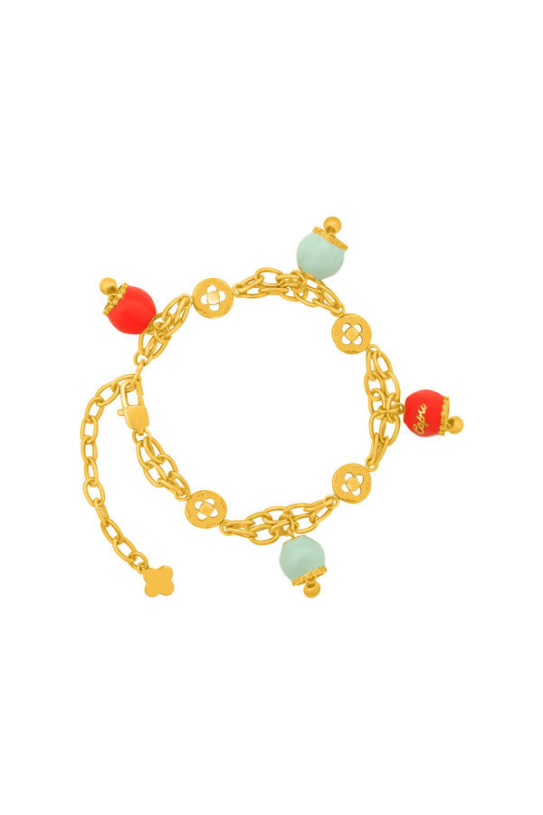carisma Capri Bell Fortuna Charm Bracelet