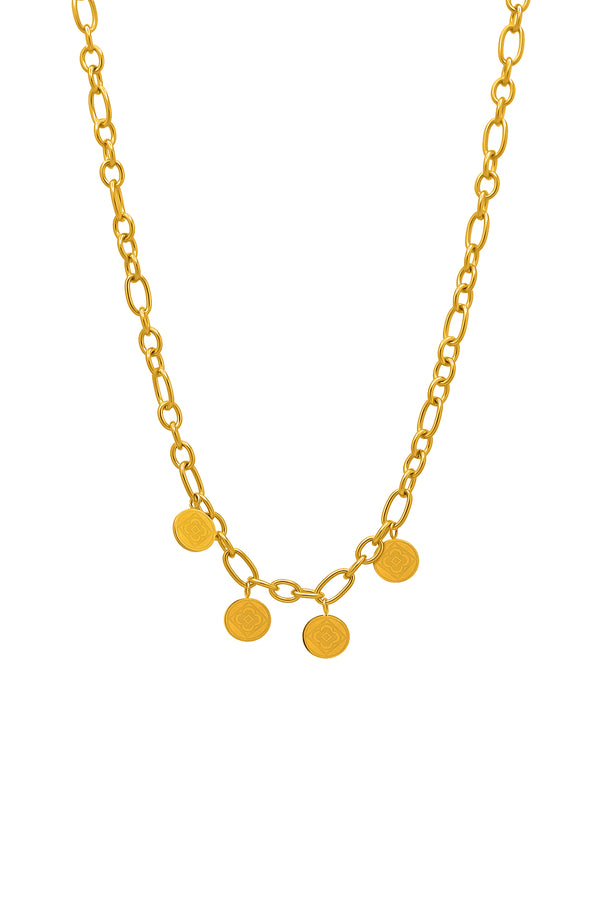 carisma Carisma Logo Coin Link Necklace