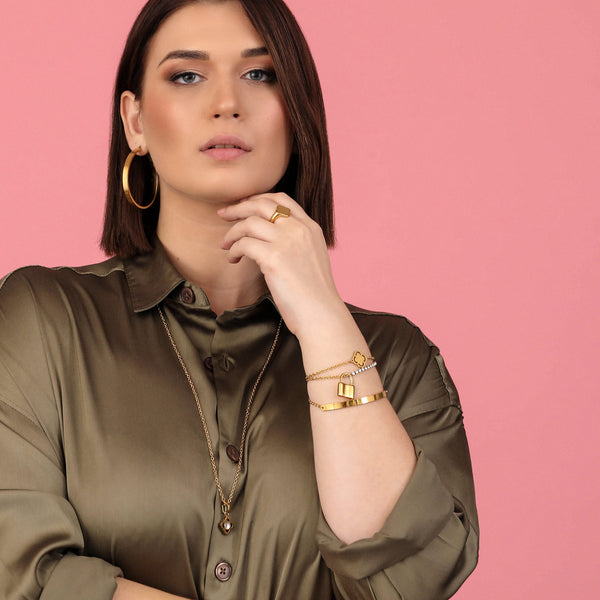 Carisma Carisma Logo Engravable Bracelet