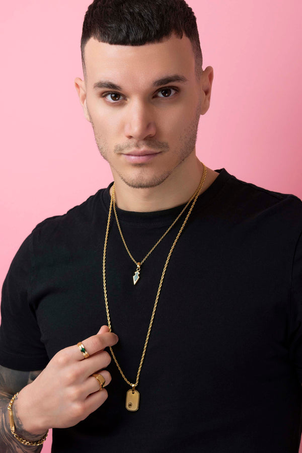 Carisma Carisma Logo Tag Engravable Pendant