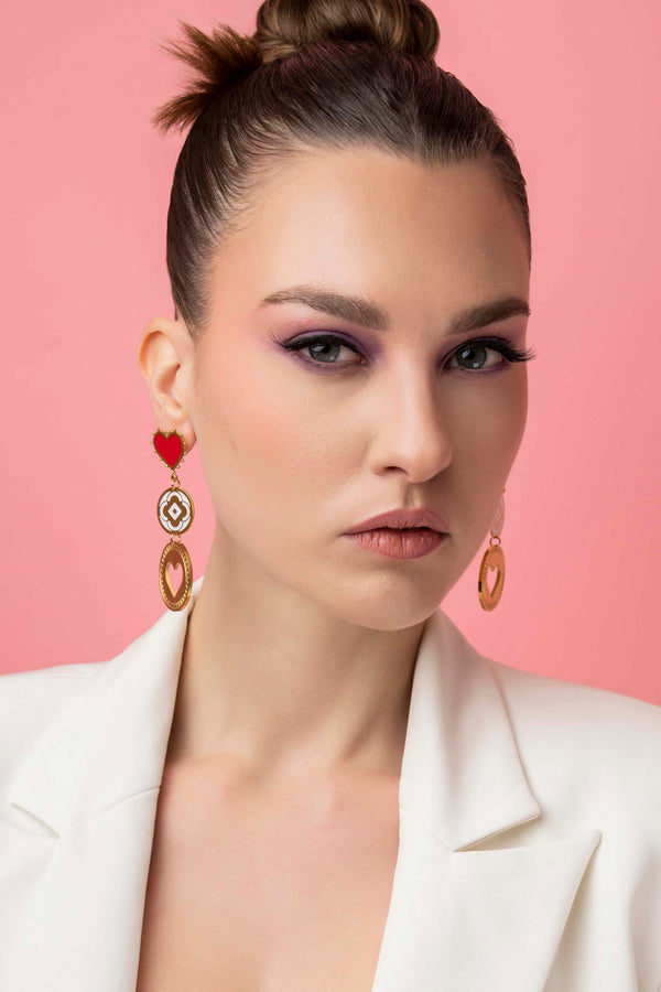 Carisma Carisma Love Statement Earring Set