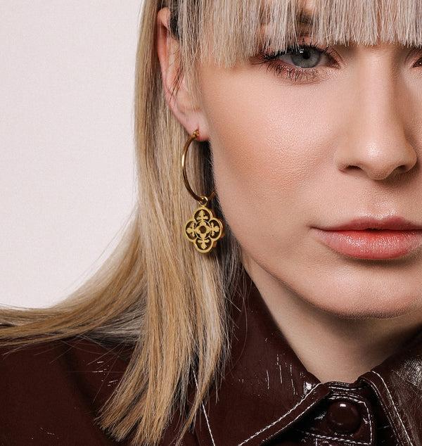 Carisma Carisma Maltese Tile Pendant Earring Set