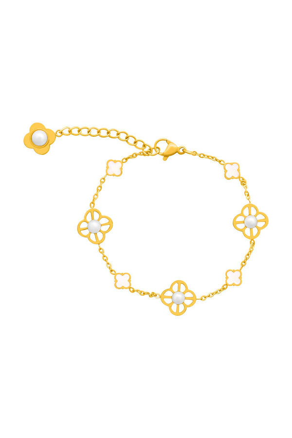 carisma Carisma Pearl Flower Bracelet