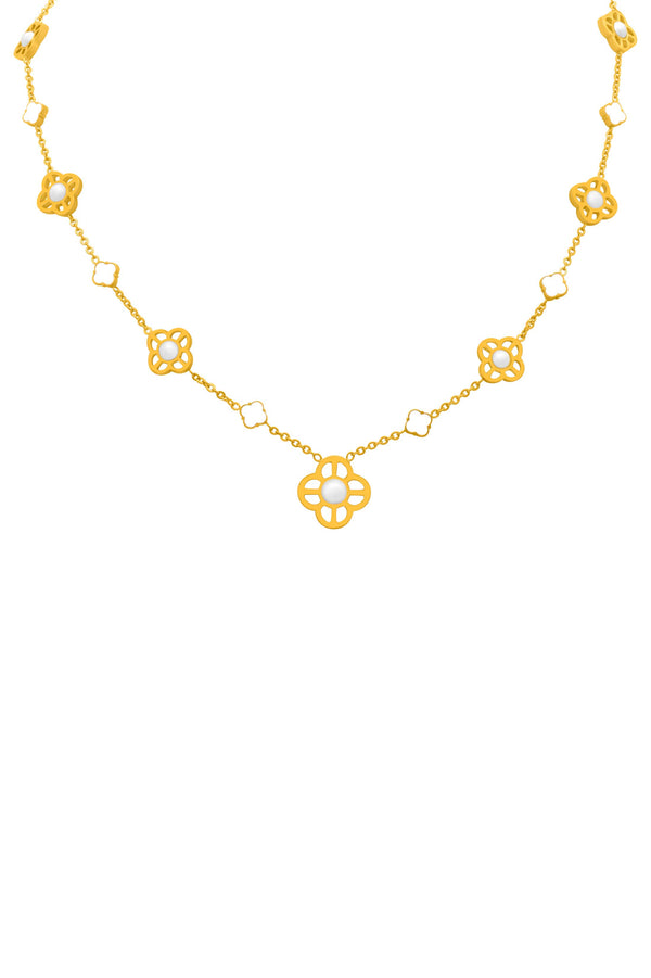 carisma Carisma Pearl Flower Necklace