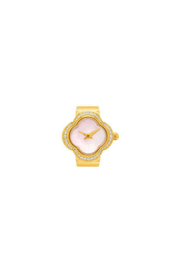 Carisma Carisma Pink Mother Of Pearl Ring Watch