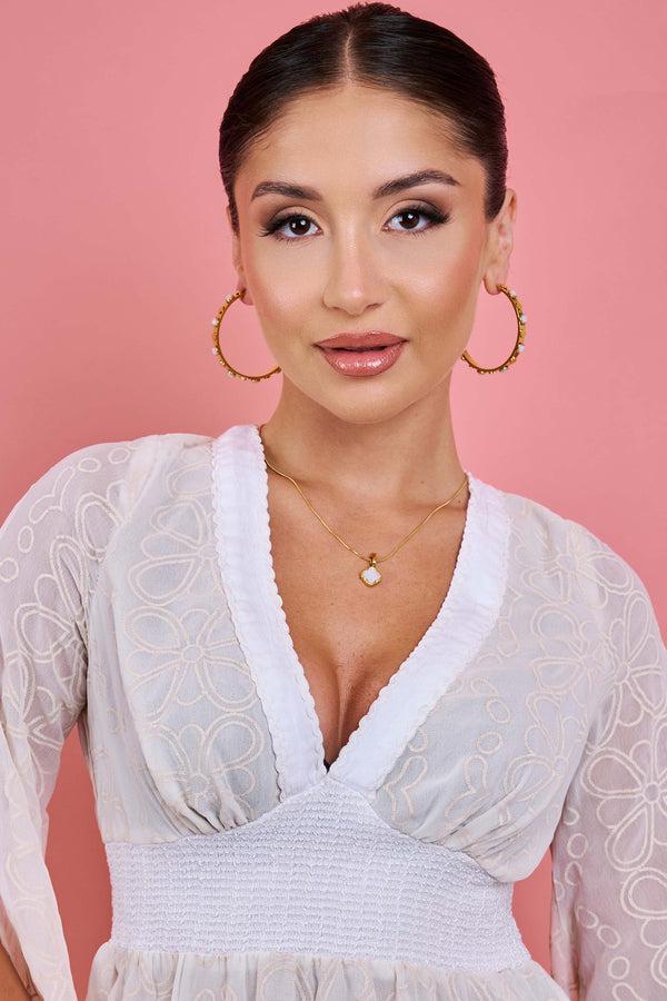 Carisma Carisma's Madre Perla Hoop Earring Set