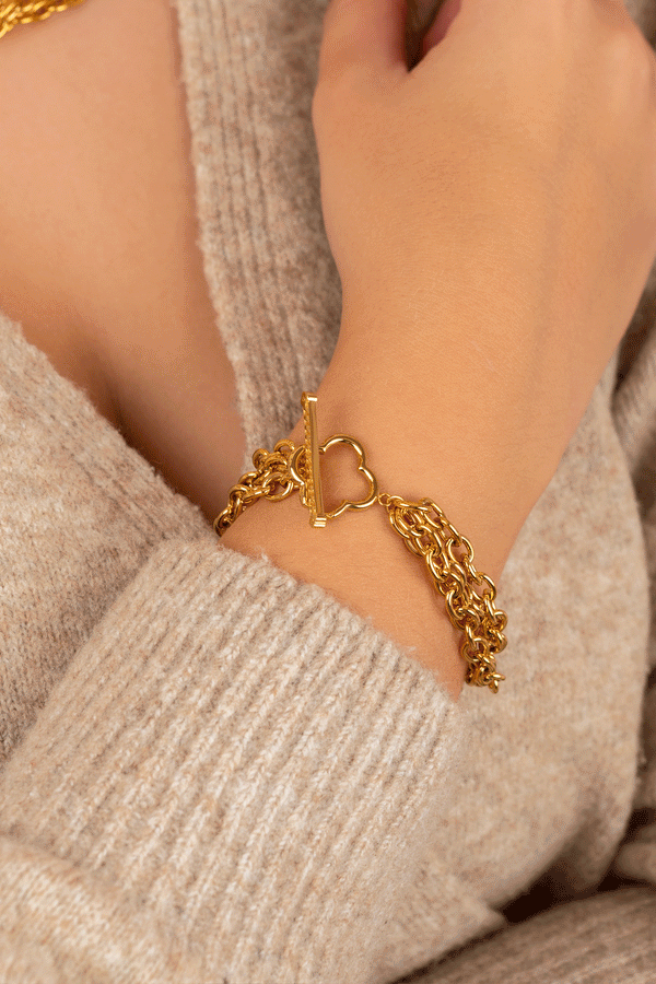 carisma Carisma Triple Chain Bracelet