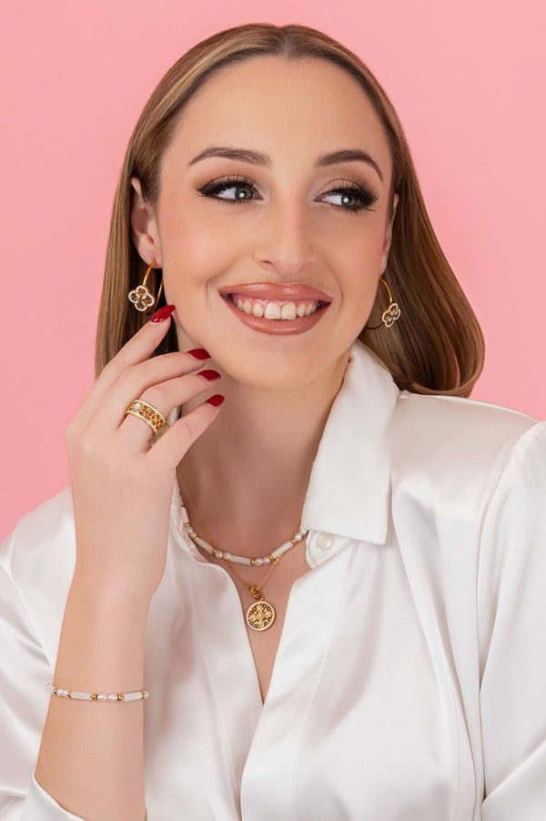 Carisma Ċombini Beaded Bracelet & Necklace Gift Set