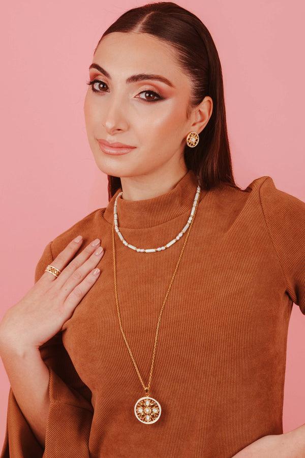 Carisma Ċombini Beaded Necklace