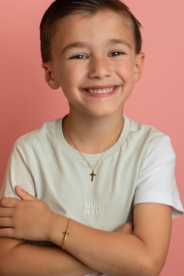 Carisma Cross Gold Bracelet