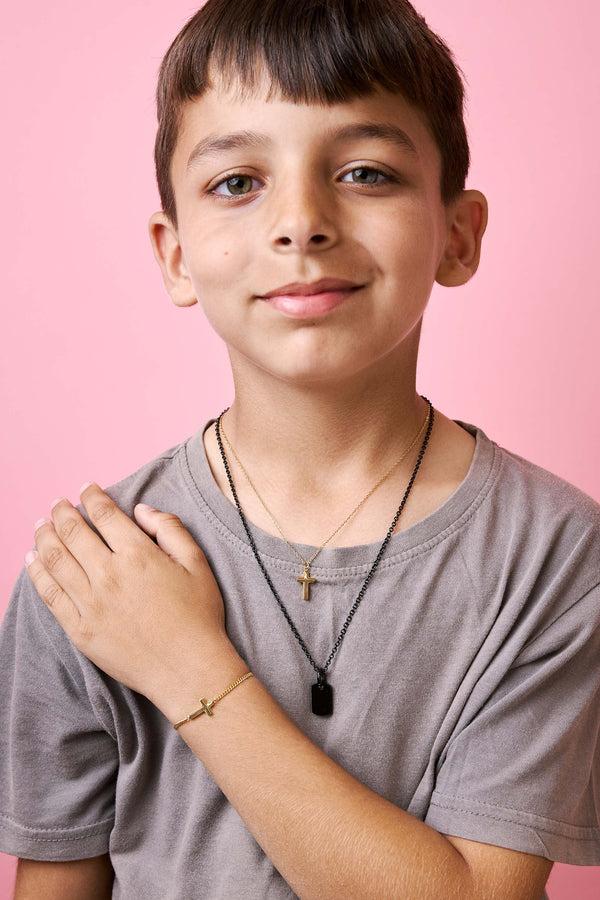 Carisma Cross Gold Bracelet