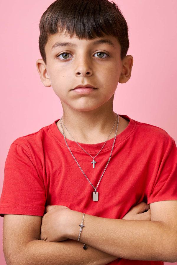 Carisma Cross Silver Necklace