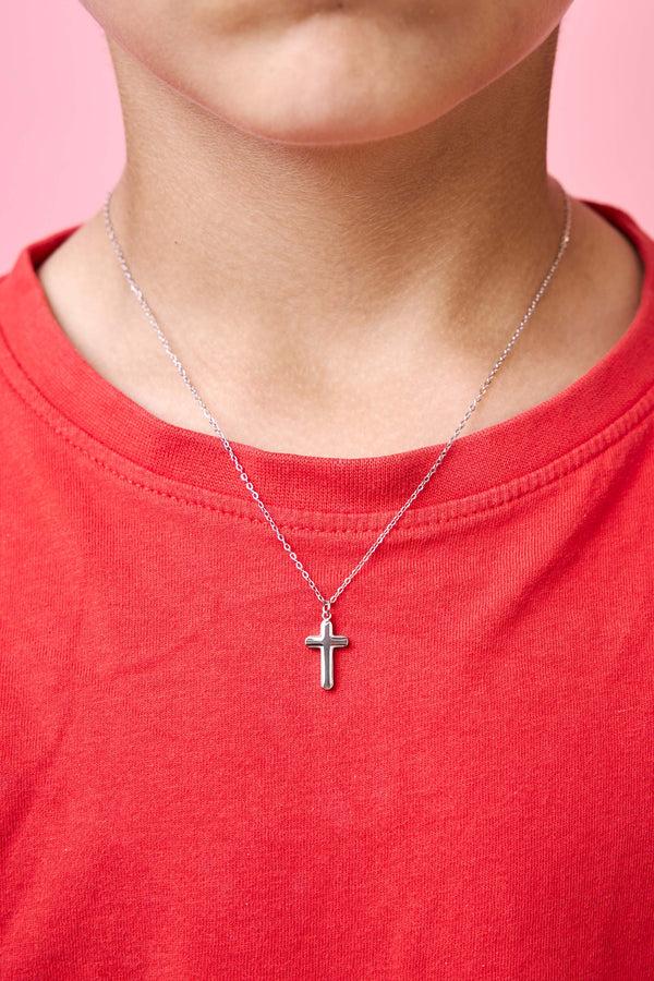 Carisma Cross Silver Necklace