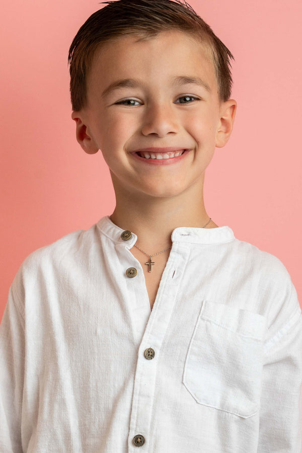 Carisma Cross Silver Necklace