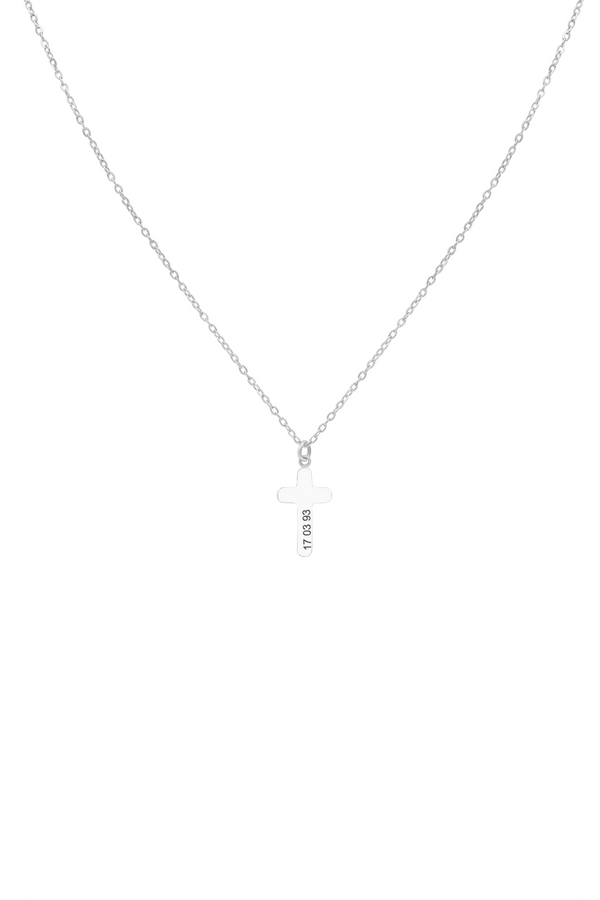 carisma Cross Silver Necklace