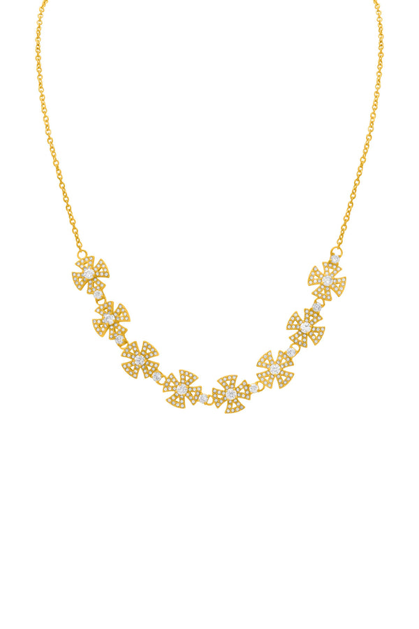 carisma Crystal Maltese Cross Choker