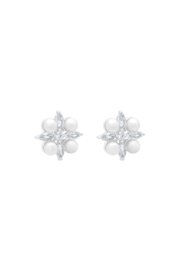 carisma Crystal Perla Bridal Stud Earring Set
