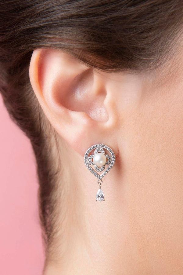 Carisma Crystal Perla Teardrop Earring Set